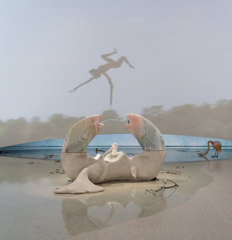 «Laure Prouvost. Above Front Tears Oui Float»