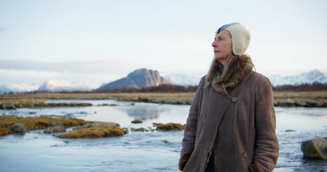 Portrait of A K Dolven in Lofoten.