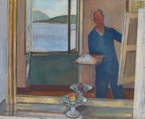 Self-Portrait at the Easel, 1919