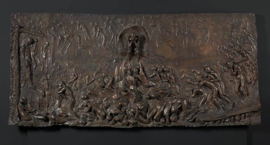 Gustav Vigeland, «Helvete», støpt i bronse av Ernst Poleszynski, 1897