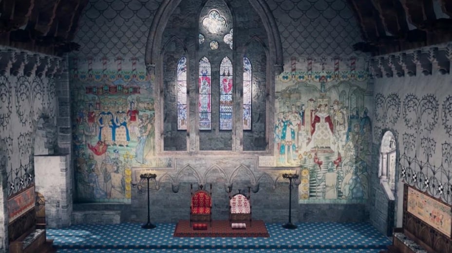 Håkonshallen. Digital rekonstruksjon av Arkikon AS for Nasjonalmuseet