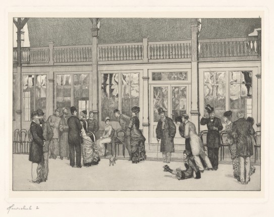 Max Klinger, «Sted», mellom 1880 og 1881