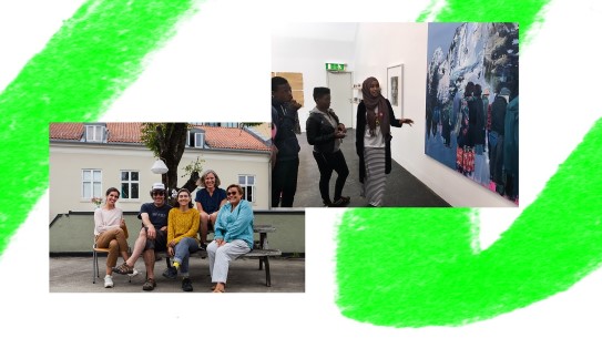 Utsnitt av et utvalg av kunstnerens verk. Verkene vil ikke nødvendigvis vises i utstillingen «Jeg kaller det kunst».