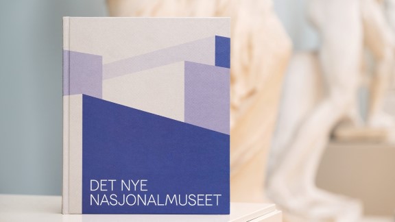 lilla bok med teksten "det nye nasjonalmuseet"