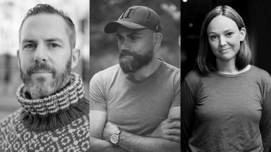 Jens Oscar Jenssen. Foto: Åsmund Holien Mo. Kjetil Røed. Foto: Siw Pessar. Ragnhild Folkestad. Foto: Robert Rønning (NRK). Tre portrettfoto i sorthvitt