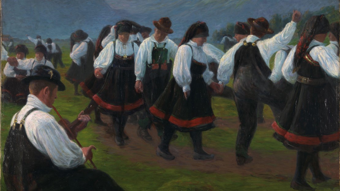 Gustav Wentzel, «Dans i Setesdal», 1891.