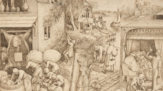 Pieter Bruegel den eldre, «Klokskap», 1559. Innlån fra Belgias kongelige kunstmuseer, Brussel