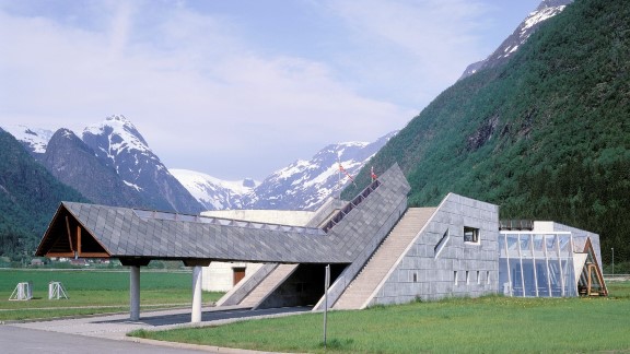 Norsk bremuseum, Fjærland. Sverre Fehn