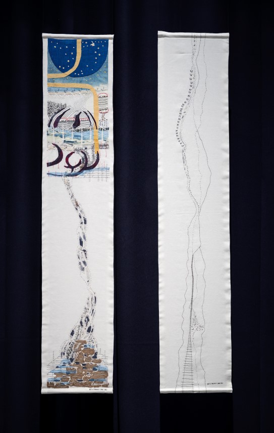 Britta Marakatt-Labba, "Luottat", 2023. Govven: Nasjonalmuseet / Ina Wesenberg