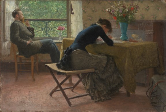 Erik og Sofie Werenskiold, «Du og jeg», 1882.