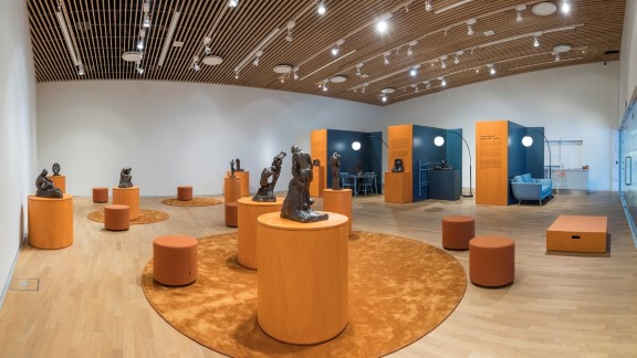 Utstillingen «Gustav Vigeland. Angsten står i sofaen» fra Buen kulturhus i Mandal.