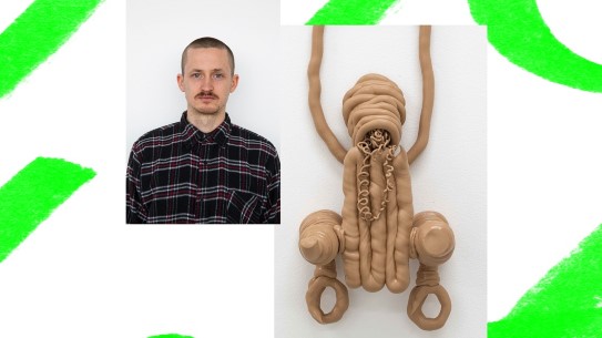 Utsnitt av et utvalg av kunstnerens verk. Verkene vil ikke nødvendigvis vises i utstillingen «Jeg kaller det kunst».