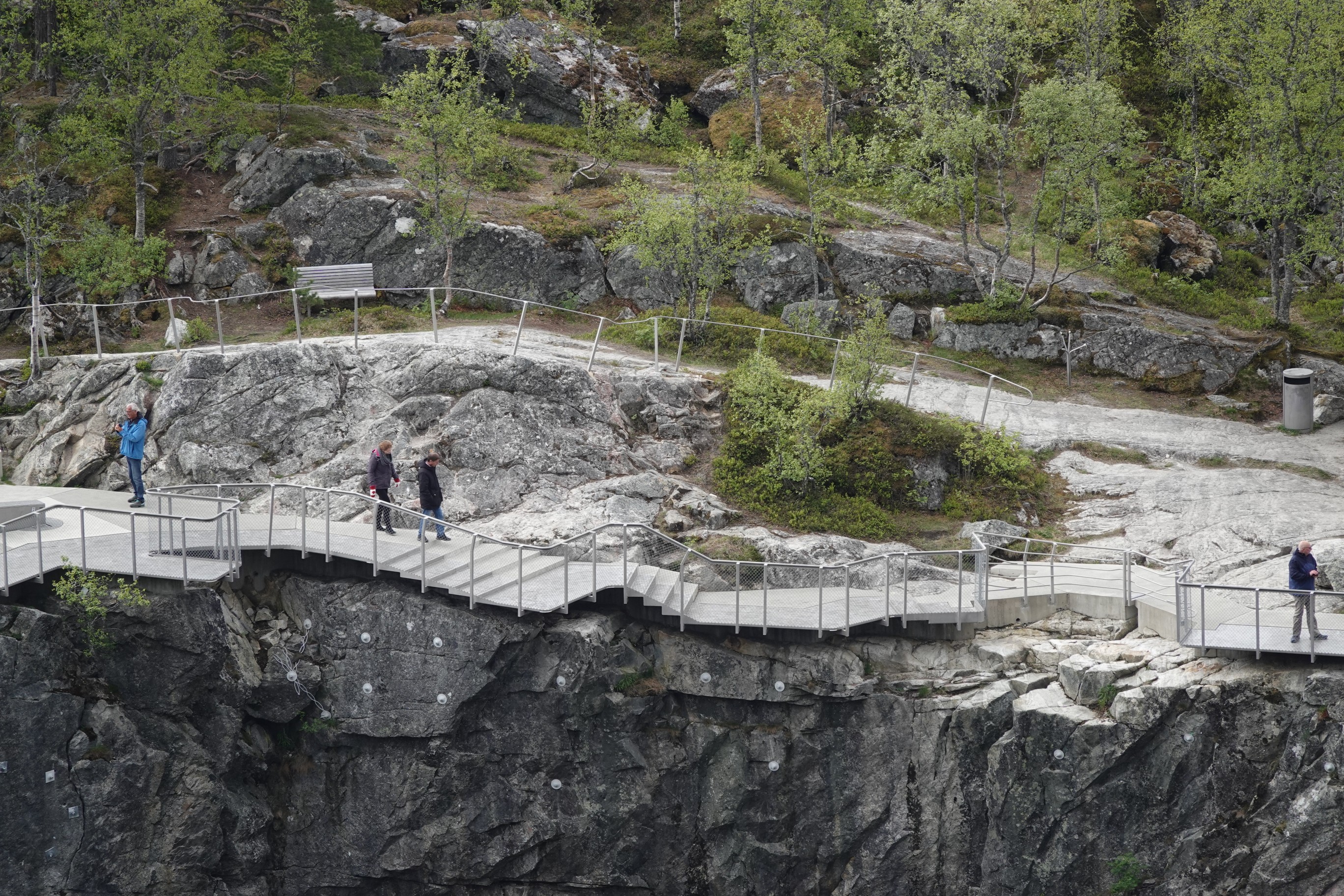 Vøringsfossen turistveganlegg (2018-2024) av Hølmebakk Øymo.