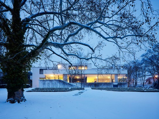 Ludwig Mies van der Rohes Villa Tugendhat i Brno i Tsjekkia.