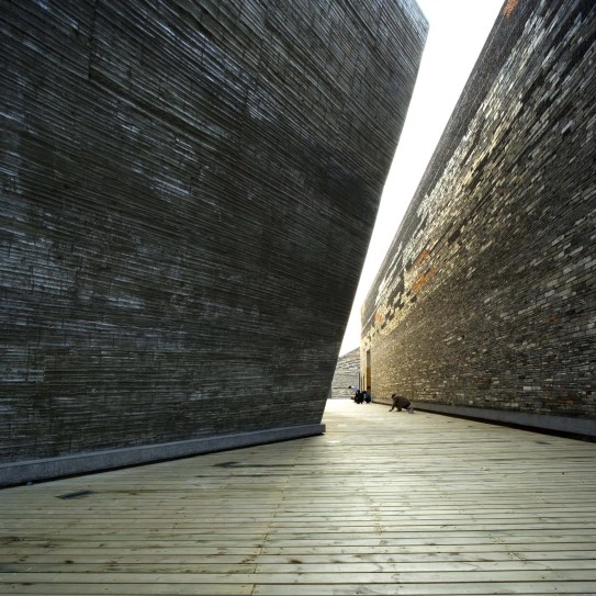 Amateur Architecture Studio, Ningbo historiske museum (detalj), Kina.
