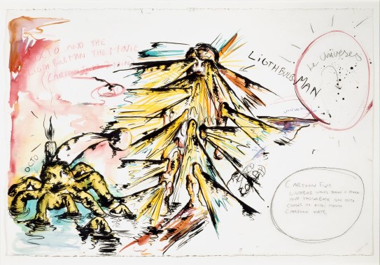 Bjarne Melgaard, «Lightbulb Man», 1997.