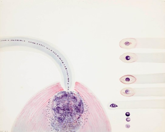 Sidsel Paaske, Uten tittel, tusj, 1979.