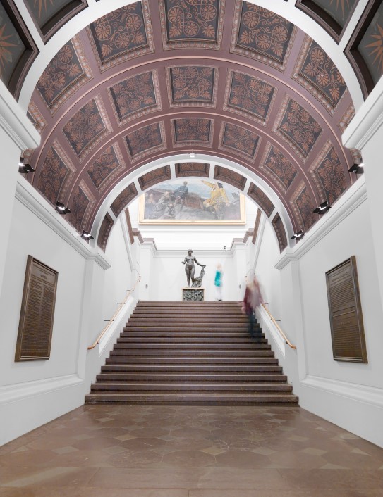 Trappetunnellen i Nasjonalgalleriet.
