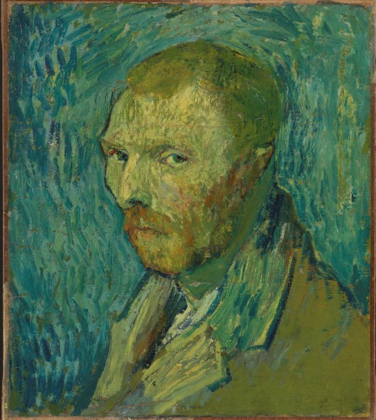 Vincent van Gogh, «Selvportrett», 1889. Maleri, selvportrett av VIncent van Gogh