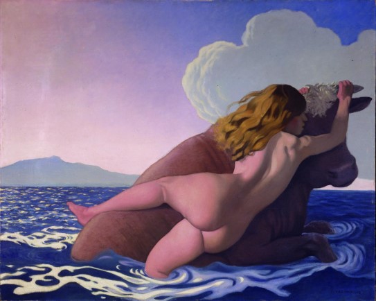 Félix Vallotton, «Bortføringen av Europa», 1908. Tilhører Kunstmuseum Bern. Gave fra professor Hans R. Hahnloser, Bern