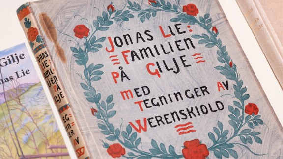 Boka «Familien på Gilje» med tegninger av Erik Werenskiold.