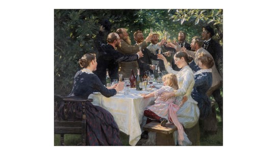 Peder Severin Krøyer, "Hip, Hip, Hurrah!", between 1887 and 1888.