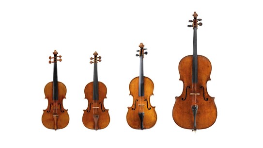 Kvartett med italienske strykeinstrumenter