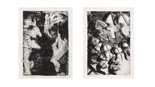 Two prints from the series "Karl Muck and his orchestra", 1931