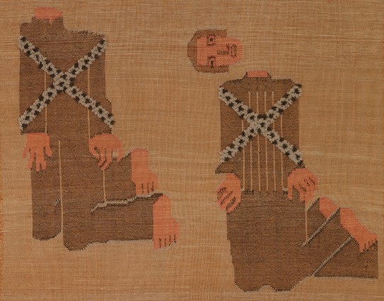 Hannah Ryggen, «Morgengry» (utsnitt), 1936