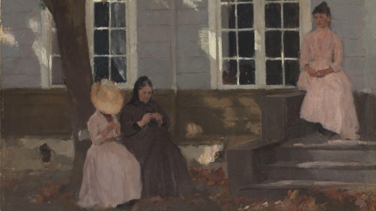 Signe Scheel, «Skrivergården, Undesløs på Toten», 1888