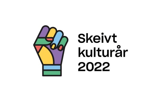 Logoen for Skeivt kulturår 2022. Design: Metric.