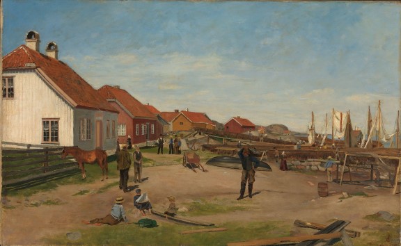 Annette Anker,«Fra Nevlunghavn», 1880