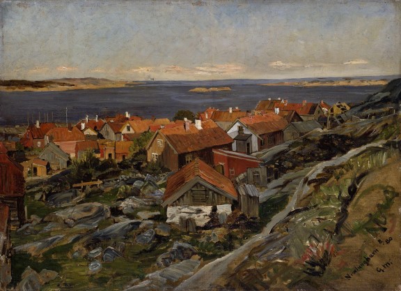 Gerhard Munthe, «Nevlunghavn», 1880