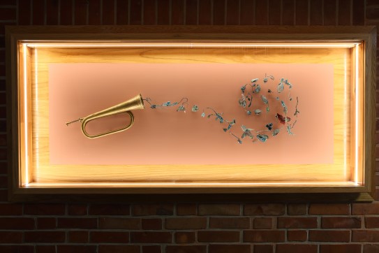 Kunstprosjekt til Notodden videregående skole. Toril Bonsaksen, «Sound of Nature», 2019