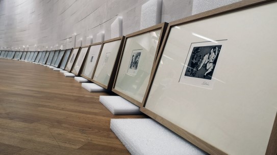 Picassos «Suite 347» sto klare på Henie Onstad november 2019, etter måneder med konservering, tilstandsvurdering og innramming.