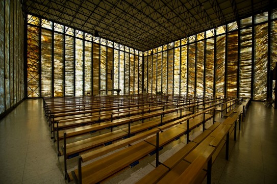 St. Pius-kirken i Meggen, tegnet av arkitekt Franz Füeg.