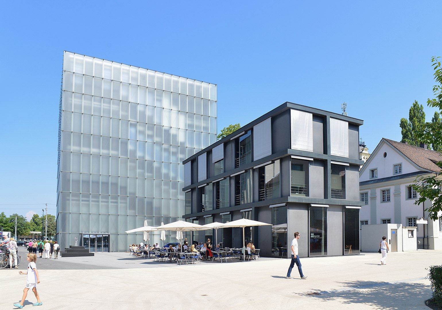 Kunsthaus Bregenz, tegnet av arkitekt Peter Zumthor.