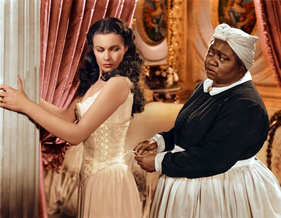 Vivien Leigh og Hattie McDaniel som Scarlett O’Hara og Mammy i «Tatt av vinden», 1939