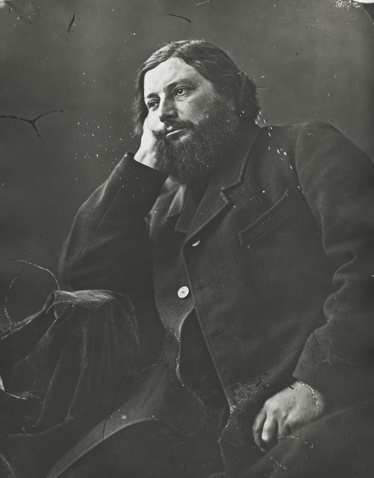 Felix Tournachon Nadar, Gustave Courbet, 1861 Fotografi av kunsteren Gustave Courbet
