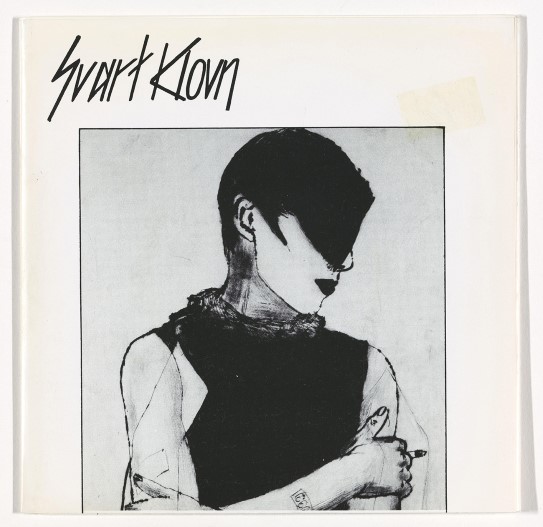 Dagfinn Knudsen, Uniton Records, «Svart Klovn (Knust Knekt / Macho Manifest)», 1983 Albumcover