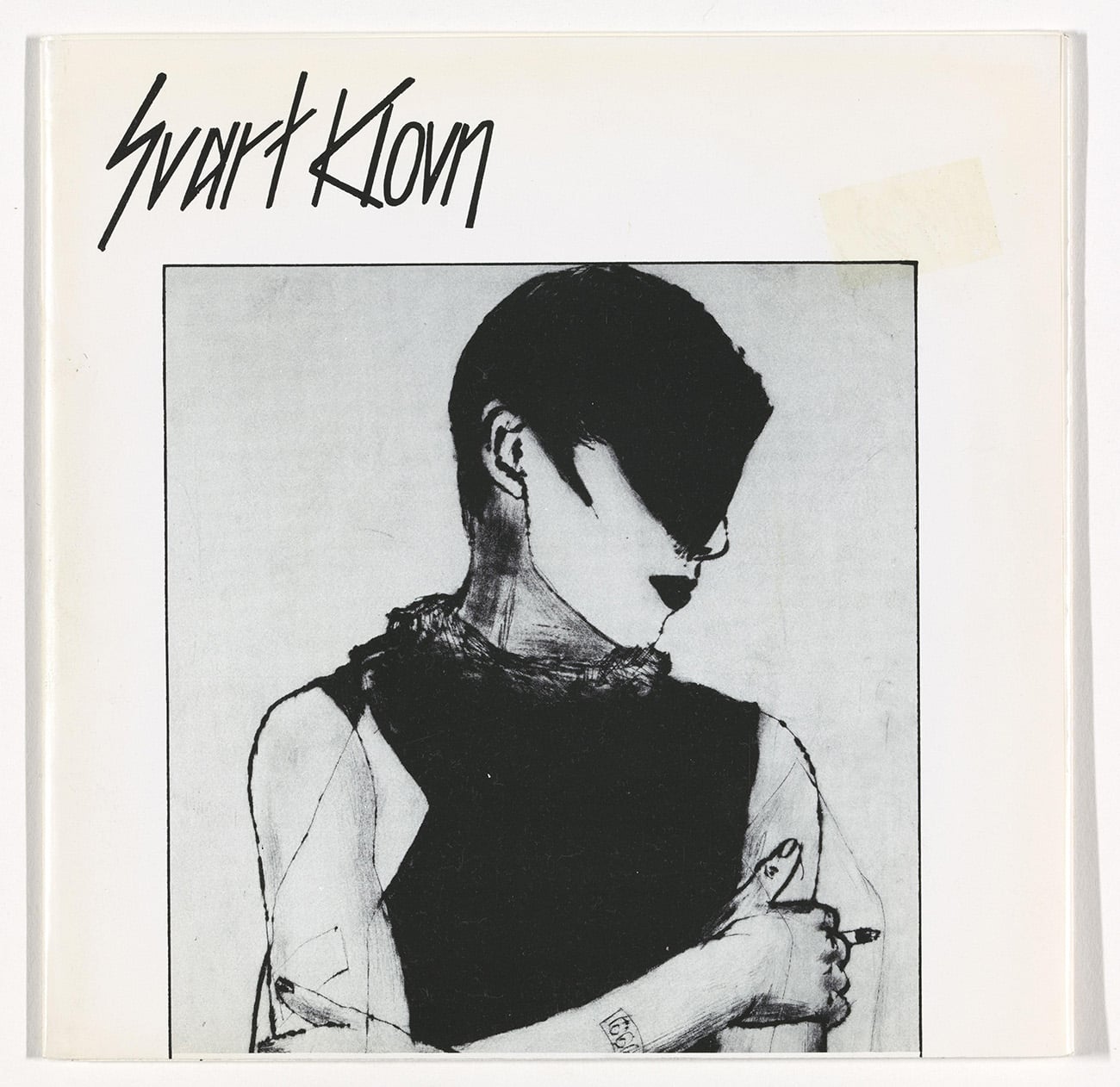 Dagfinn Knudsen, Uniton Records, «Svart Klovn (Knust Knekt / Macho Manifest)», 1983 Albumcover
