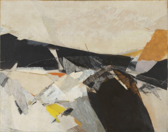 Et godt eksempel på den naturlyriske impulsen hos Nesjar. Carl Nesjar, «Jarstein», 1956–1957. Abstrakt kunst