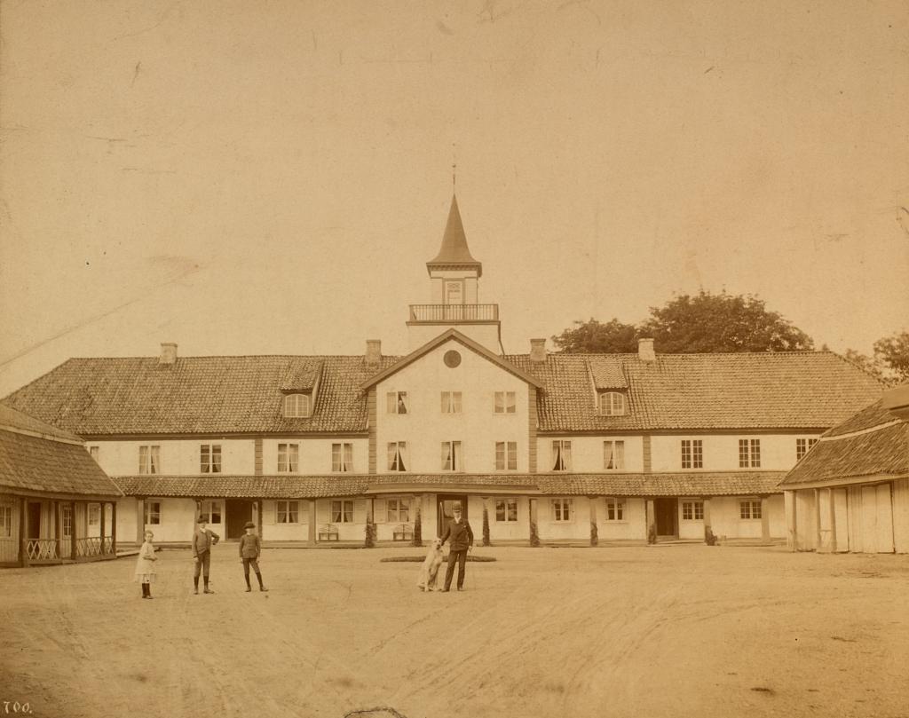 Frogner hovedgård, ca. 1890.