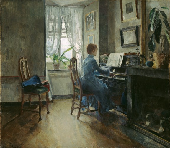 Harriet Backer, Chez moi, 1887.