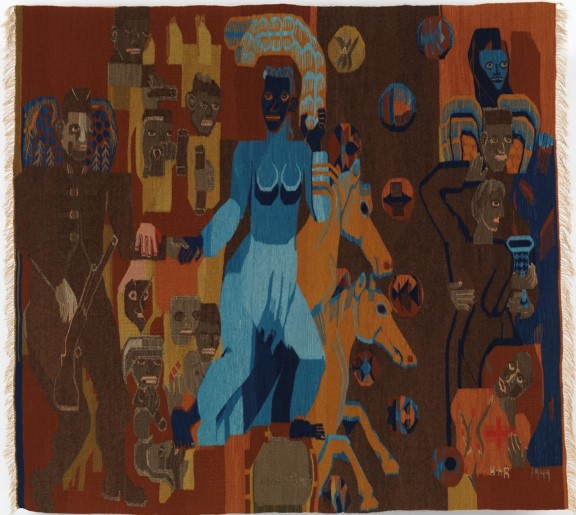 Hannah Ryggen, Henders bruk, 1949. Innkjøpt 1953.