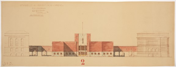 Frithjof Rode, Forslag til utvidelse av Nasjonalgalleriet og Historisk museum, 1942.