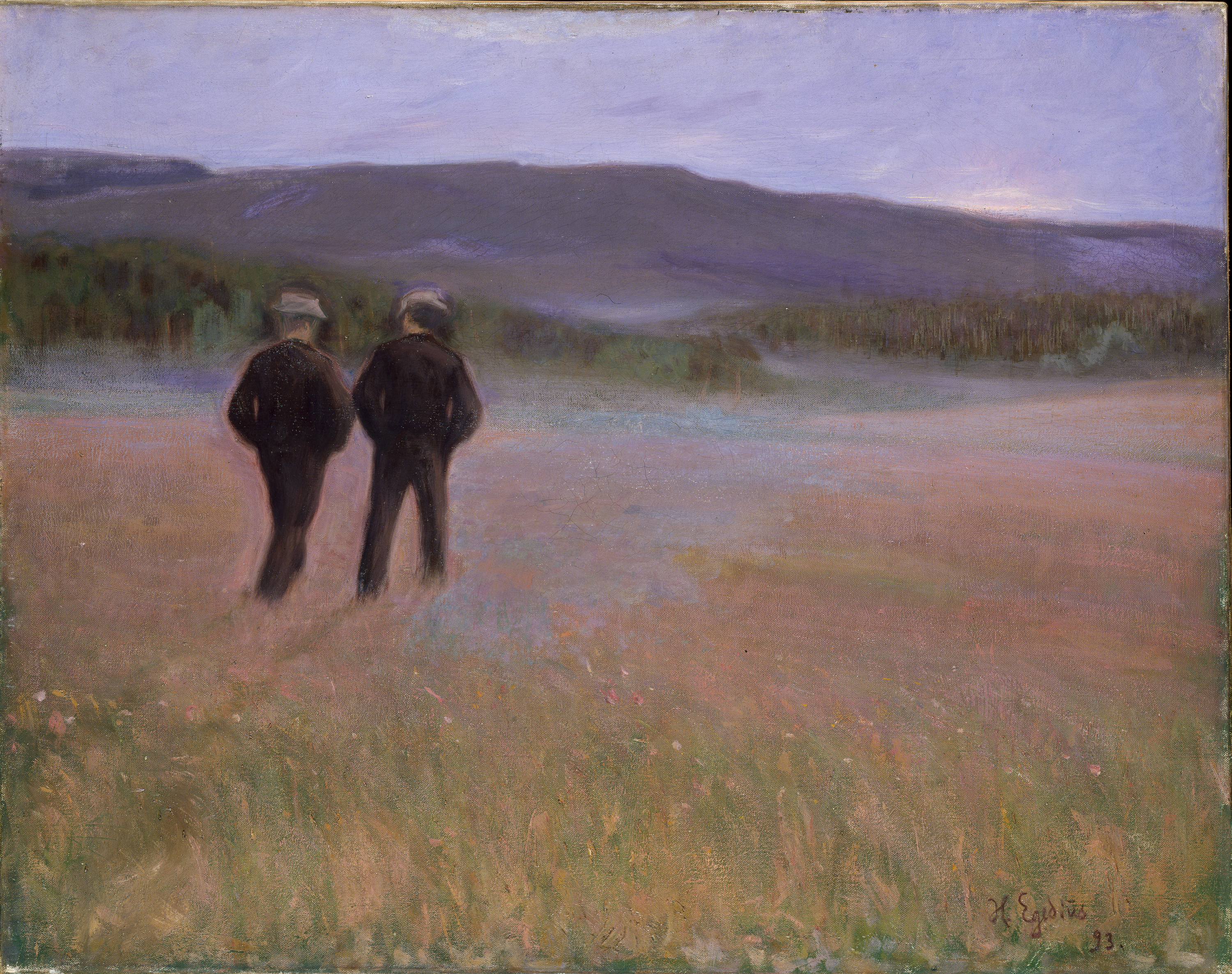 Halfdan Egedius, «Lørdagskveld», 1893