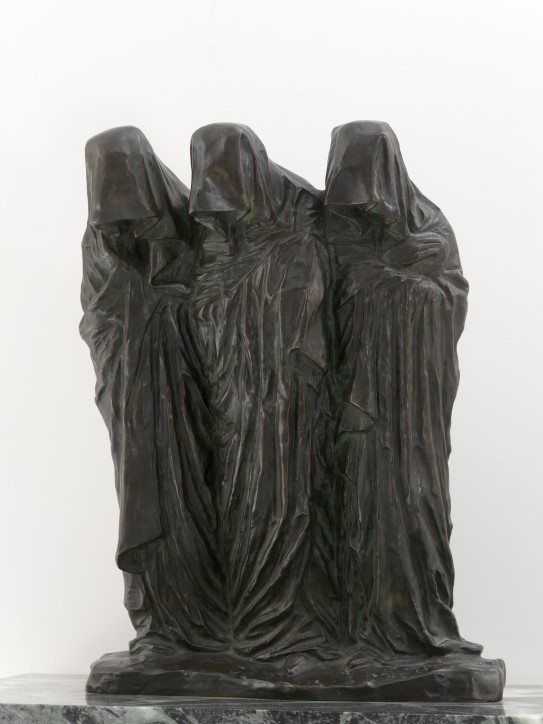 George Minne, «Tre hellige kvinner ved graven», 1896, Groeningemuseum, Brugge