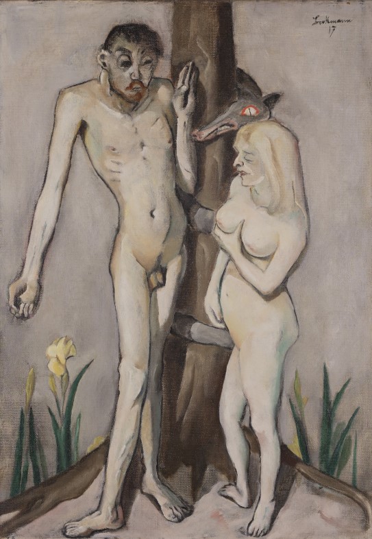 Max Beckman, «Adam og Eva», 1917