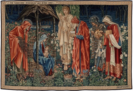  Sir Edward Coley Burne-Jones, «Kongenes tilbedelse», 1904